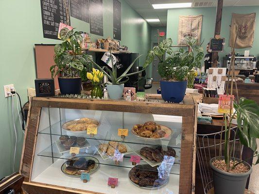 Counter with yummy foods