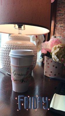 Perfectly cute, cozy and girly coffee shop with great specials of the week!