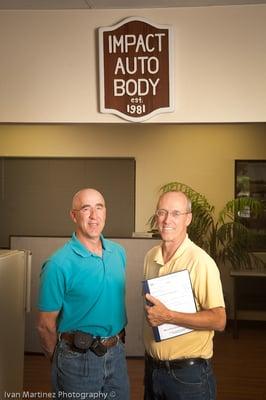 Tom Butka, General Manager & Bob Schubert/Owner