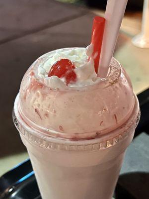 My strawberry milkshake!