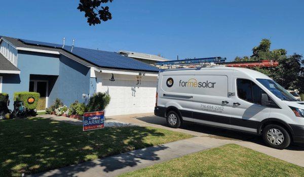 Rooftop Solar Panel Installation