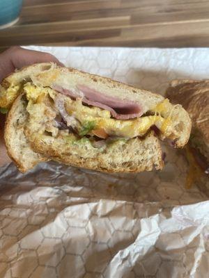 Breakfast torta (so so good)