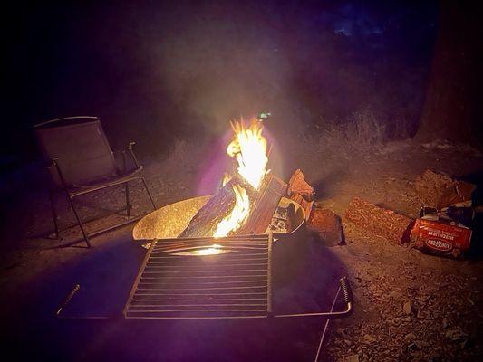 Final Fire at camp Kitmu