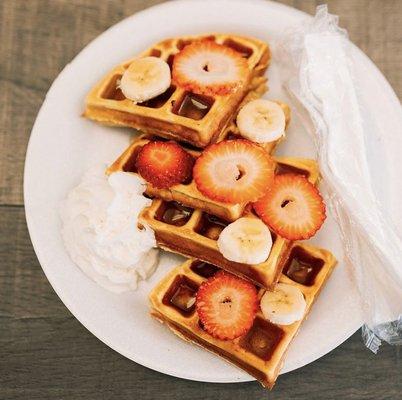 A delicious waffle