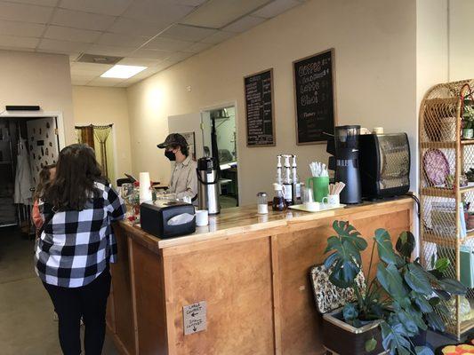 Order and cashier counter