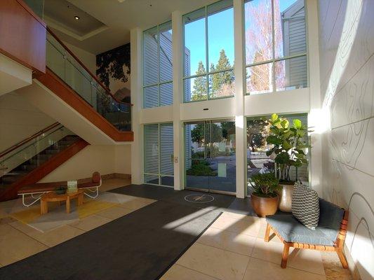 Main Lobby of Pacific Workplaces Larkspur at The Exchange at Larkspur Landing