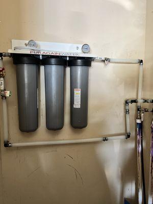 Water system for whole home takes up no space!