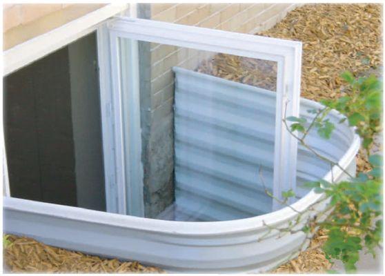 Classic Casement Outswing Window w Steel Well