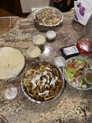 Chicken Shawarma Platter