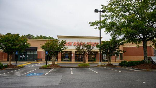 Parking Lot Entrance with Signage