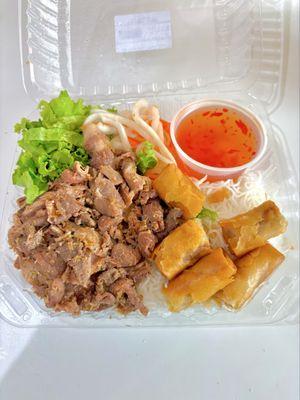 Grilled Pork vermicelli plate lunch