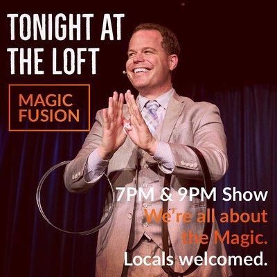 Only 2 Days Left To See CW's Masters Of Illusion Star, Matt Marcy perform live at The Loft Theatre.