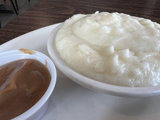 Homemade mashed potatoes