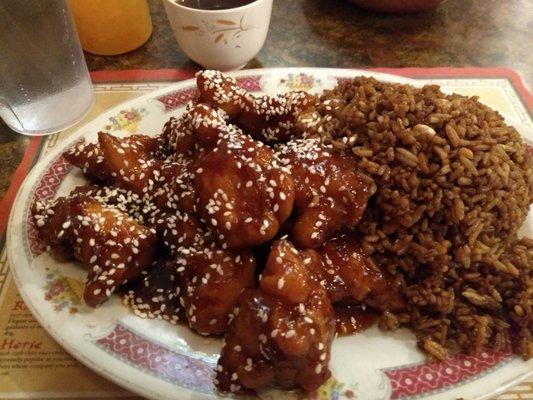 Sesame Chicken.