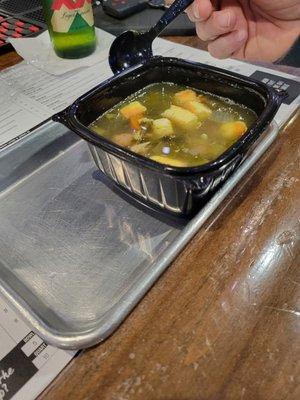 Wedding Soup with Soup Breads.