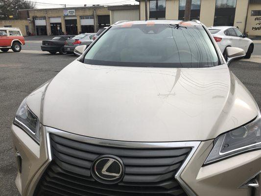 Windshield replacement on a 2017 Lexus RX-350