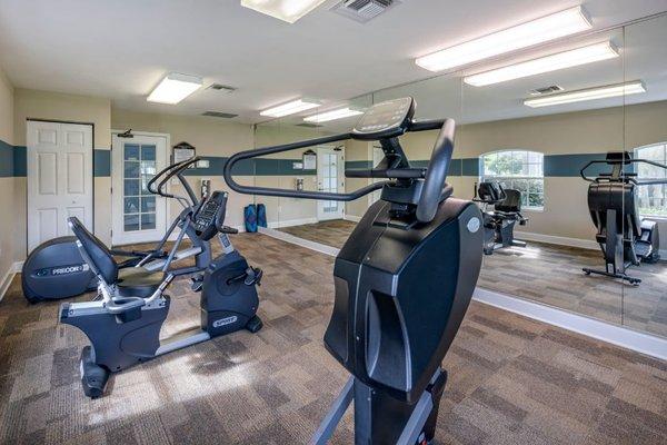 Fitness center with cardio equipment