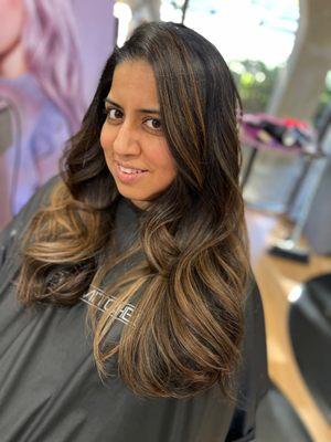 Rich full natural highlights