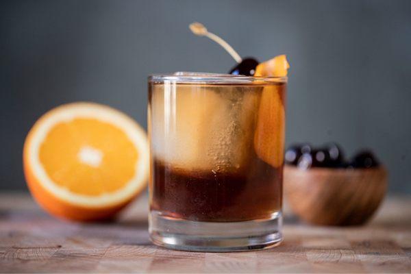 WHISKEY BUISNESS rye whiskey, sweet vermouth, bitters, orange, cherry