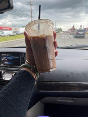 Large iced Mexican mocha