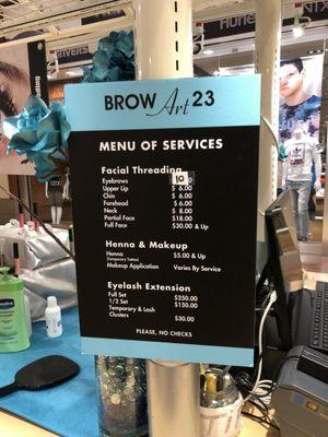 $10 Eyebrow Threading!