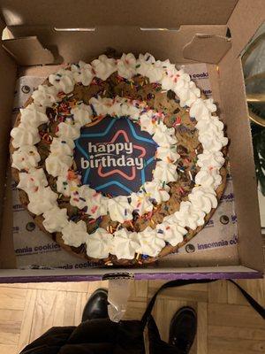 Birthday Cookie Cake