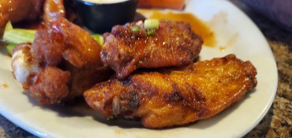 Wings.. and they'll split the order w/different flavors