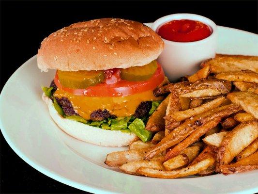 Burger and Fries