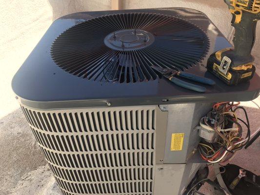 Replaced entire top section with Original Equipment Mfg. fan motor & blade included