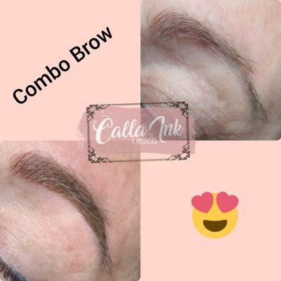 Hybrid Brow Tattoo