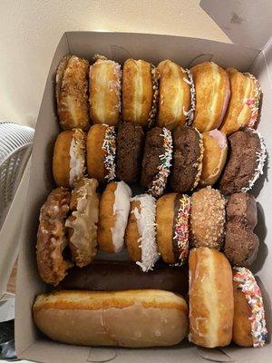 Fresh donuts  for my co-workers