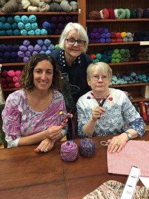 Cookie's Sock class. What a great step by step set of instructions. She is so patient and kind. Loved this class.