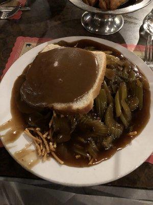 The chow mein sandwich with gravy. At time of this posting, this item cost $7.