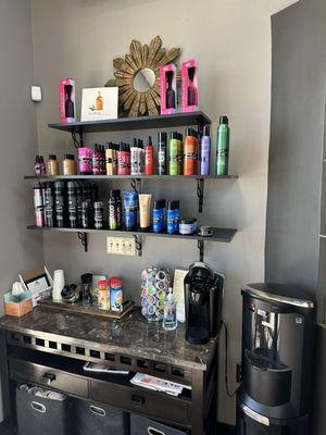 Products, coffee and water machines.