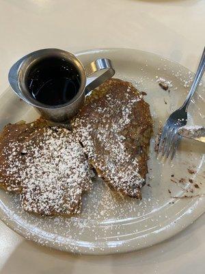 babka french toast. it looked so good that i forgot to take a picture before eating!!