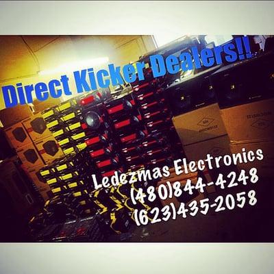 We're Direct Kicker Dealers and will you give you the best prices on any kicker products