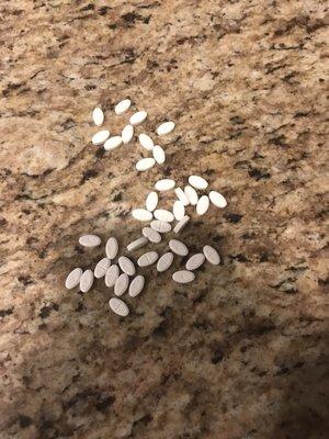 It's says 90 pills well I counted only 40 pills. I calld Walgreens they had to view the cameras before giving me the balance of my 50 pills