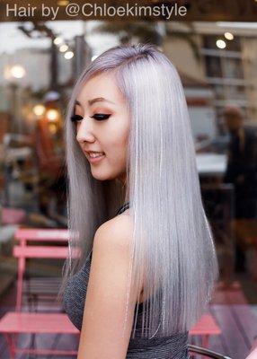 Silver hair color