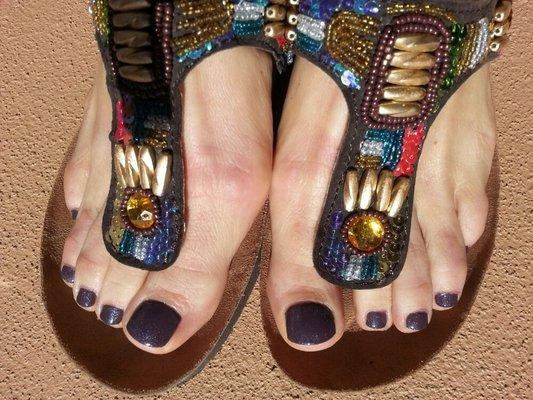 Beautiful pedicure