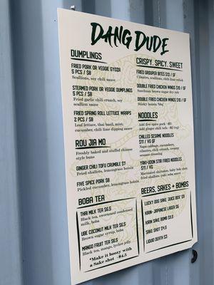 Menu and pricing as of 4/12/2022