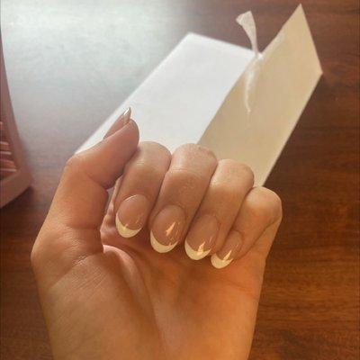 french tip nails