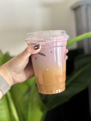 Vietnamese Iced Coffee with Ube