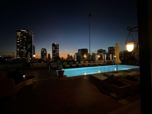 Rooftop pool