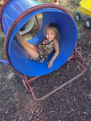 Having fun on the playground!