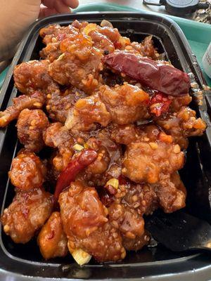 5. Orange Chicken side