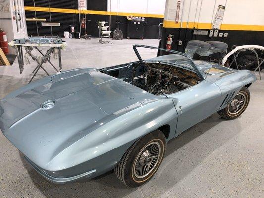 1966 427 Corvette complete paint job