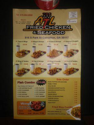 Front menu