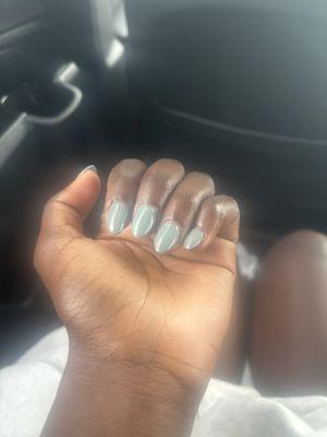 Initially, my nails were in good condition for a fill-in, but she intentionally damaged them to charge me an additional 20 dollars.