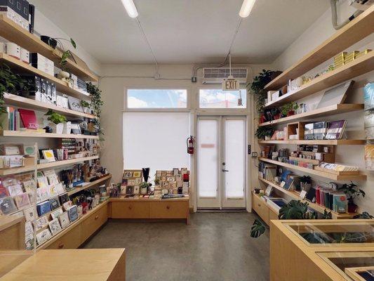 Store interior, shared with Paper Plant Co