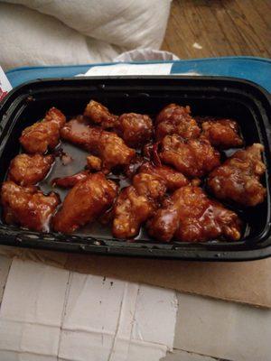 The general guys chicken was delicious